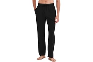Idtswch 30/32/34/36/38/40 Long Inseam Mens Tall Sweatpants Open Bottom Joggers Athletic Yoga Pants with Pockets