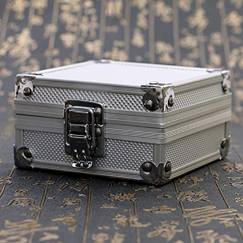 Dalkeyie Silver Aluminum Tattoo Machine Gun Box Case Tattooing Kits Tattoo Supply Permanent Makeup Accessories - Thumbnail 6