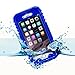 iPhone 6 Plus Waterproof Case, iThroughTM iPhone 6 Plus Waterproof Case, Dust Proof, Snow Proof, Shock Proof Case, Heavy Duty Carrying Cover Case for iPhone 6 Plus, iPhone 6S Plus (Blue)