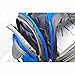 LC Prime Sling Bag Backpack Chest Shoulder Compact Fanny Sack Satchel Outdoor Bike nylon fabric blue