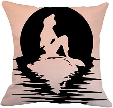 Ariel Moon Pillow Case (Size 16x16 inch)