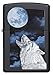Zippo Howling Wolf Black Matte Pocket Lighter