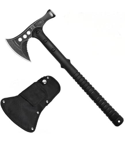 Amazon.com : SZCO Hammer Axe 16.25 Inch - Black Camping Axe with