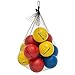 EXPAWLORER 12 Pack Dog Rubber Bouncy Balls, Dog Chew Toys Elastic Tennis Balls Durable Racquetball Toys for Small and Medium Dogs Red Yellow Blue