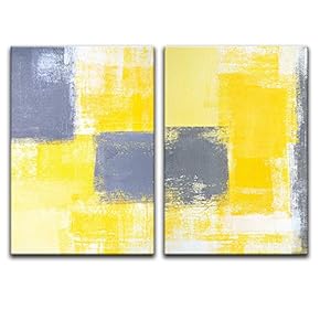 2 Panel Abstract Home Artwork for Living Room...