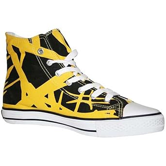 yellow high top sneakers
