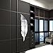 SOLEDI Wall Stickers DIY 3D Feather Mirror Wall Vinyl Decal Sticker Art Home Mural Decor(Large)