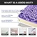 HOMEIDEAS [Upgraded] 3 Pieces Bathroom Rugs Set Lavender, Luxury Soft Chenille Bath Mats Set, Absorbent Shaggy Bath Rugs & Slip Resistant Plush Carpets Mats for Tub, Shower, Bathroom