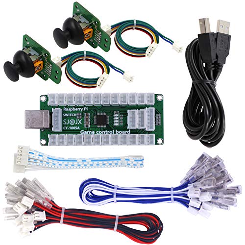 SJJX Arcade Game Controller USB Encoder Board Gamepad LED Microswitch