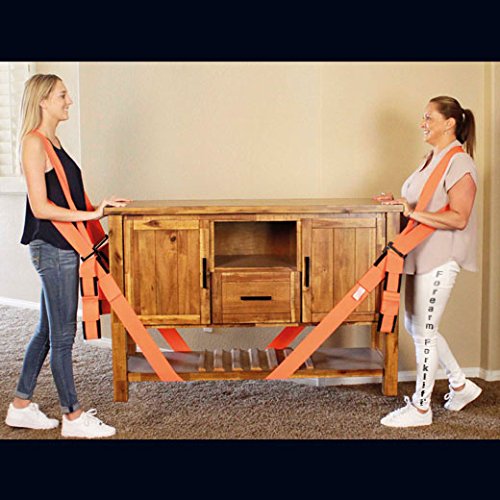 Forearm Forklift 2Person Shoulder Harness and Moving Straps System