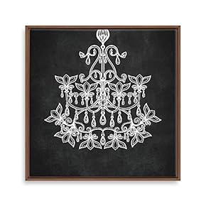 Framed Canvas Wall Art for Living Room, Bedroom Droplight Theme Canvas Prints for Home Decoration Ready to Hang - 16x16 inches