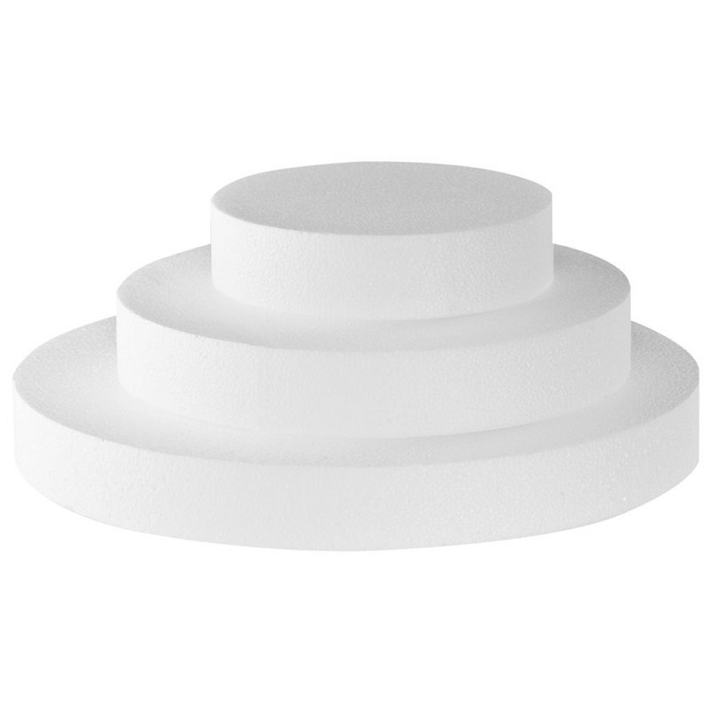 DECORA 0173802 POLYSTYRENE DISK Ø 25 X H 2,5 CM