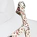 Blueberry Pet 9 Patterns Step-in Spring Scent Inspired Pink Rose Print Ivory Dog Harness, Chest Girth 16.5