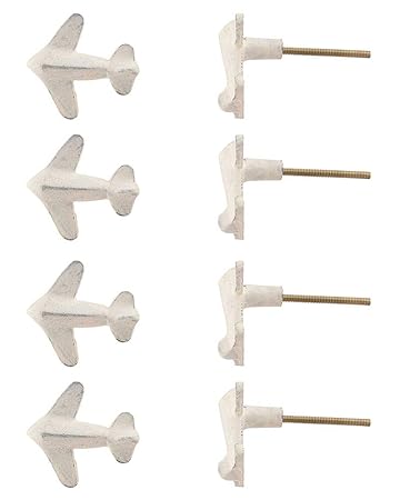 Indian Shelf Handmade Metal Aeroplane Wardrobe Knobs Kid Door