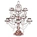 Amalfi Decor Dessert Cupcake Stand, Display Pedestal with Crystals, Rose Gold, 12 Piece