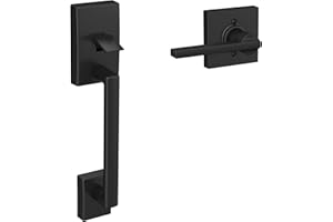 Schlage FE285 CEN 622 LAT COL 16-080 10-027 134 Front Entry Handleset Interior, Matte Black