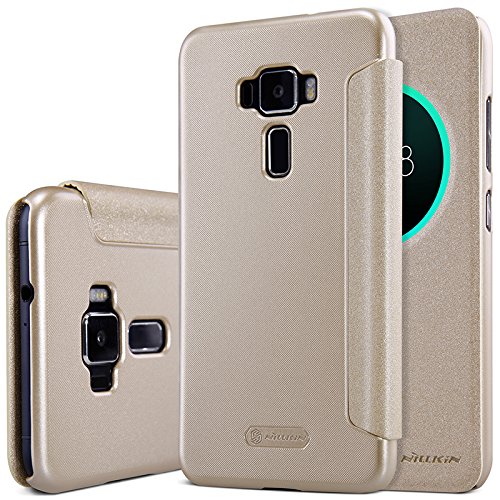 Nillkin Sparkle Series Window View Leather Flip Case Cover For Asus Zenfone 3 Ze5kl