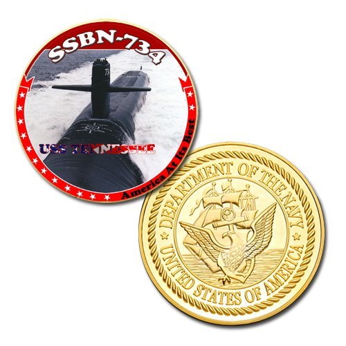 U.S Navy USS TENNESSEE SSBN-734 GP Challenge coin