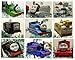 Thomas the Train 9 Piece Holiday Christmas Tree Ornament Set Featuring Thomas, Hiro, James, Percy, Belle, Spencer and Other Engine Friends Ranging from 3" to 4" Long