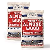 100% Pure Almond Wood Barbecue Grilling Pellets