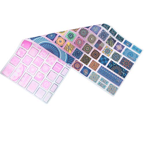 SANFORIN Keyboard Cover for Microsoft Surface Book 13.5 inch (2015 Released), Silicone Skin Protector with Individuality Design, US Layout, Bohemian