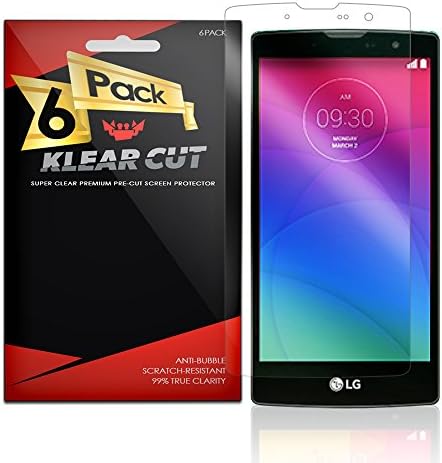 Klear Cut [6 Pack] – Screen Protector for LG Magna – Lifetime Replacement Warranty - Anti-Bubble &amp; Anti-Fingerprint High Definition (HD) Clear Premium PET Cover – Retail Packaging