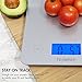 Tenergy Digital Kitchen Scale, Touch Sensitive Food Scale with Backlit LCD Display and Tare Function, Tempered Glass Scale for Cooking/Weight-Loss/Baking, 11lb 5kg, Batteries Included