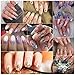 Body Glitter, Face Glitter NICEAUTY Chunky Nail Glitter 6 Colors Cosmetic Glitters Makeup Glittter with 1pcs Long Lasting Safe Non Toxic Fix Gel for Festival Face,Makeup,Body,Hair & Nail