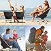 HCcolo 【Upgrade Non-Slip Feet】Camping Chair-Lightweight Folding Camping Backpack Chairs with 300 lbs Capacity,for Outdoor Camp,Travel,Beach, Picnic, Festival, Hiking(Camping Chair only 2 lbs) (Orange)