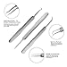 Blackhead Acne Remover Kit, Aooher 9pcs Stainless Steel Blemish and Comedones Extractor Tool Set for Treating Blackhead Whitehead Acne Pimples