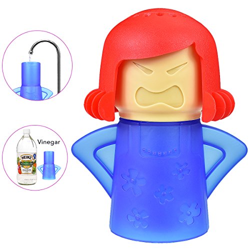 Microwave Cleaner Tool Angry MaMa,Healthy and Safe Cleaning dishwasher Methods,Microwave Oven Steam Cleaner Easily Cleans The Stains in Minutes,Improve The Smell of Microwave Oven - Blue