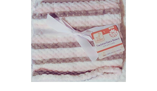 swiggles textured fleece blanket