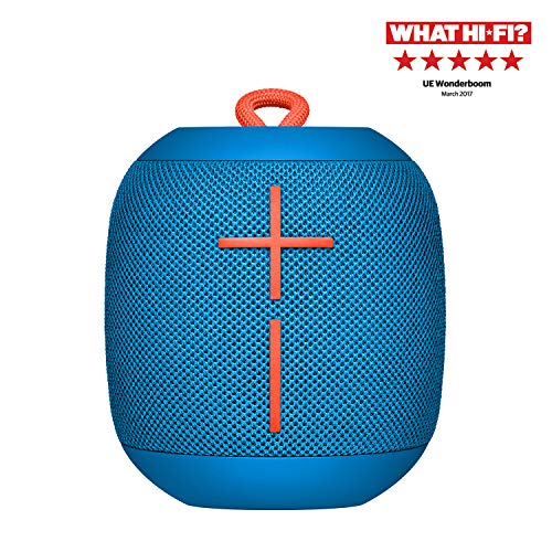 Ultimates Ears Wonderboom Enceinte Portable Bluetooth, Son étonnamment puissant, Etanche, Connectez deux enceintes pour un son plus puissant, Batterie 10h – Bleue