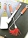 Grill Beast 17-Inch Silicone BBQ Basting Mop – Heavy-Duty Stainless Steel and Wood Construction with Specially Designed Extra Silicone Head for Holding More Sauce and Efficient Mopping