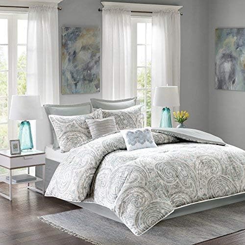 Amazon Com Comfort Spaces Kashmir 8 Piece Comforter Set