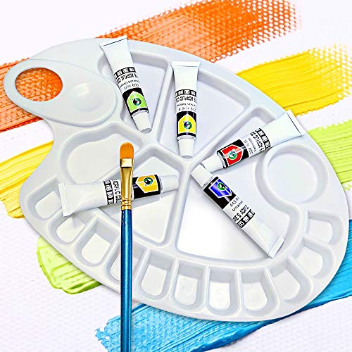 1Ps Large Paint Tray Pallet, Plastic Paint Palette，NonStick Palate for