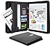 Business Portfolio Padfolio Binder – Professional Genuine Leather Padfolio - Zippered Executive Portfolio Organizer, A4 Replaceable Notepad, Calculator, iPad/Tablet Sleeve & Card Holder - eFolio