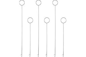 6pcs Loop Turner Sewing Tool, 10.4 Inch & 6.88 Inch Length Tongue Crochet Tools Stainless Steel Hook Fabric Loop Turner for C