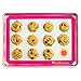 Cute Silicone Baking Mat - Sunflower Design, Yellow & Pink Half Sheet Nonstick Baking Mat - 16 1/2
