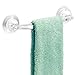 iDesign Plastic Power Lock Suction Towel Bar, Holder for Bathroom, Kitchen, Laundry Room, Mudroom