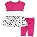Disney Baby Girls' 2 Piece Minnie Mouse Shrug Tunic and Legging Set, Pink, 12 Months