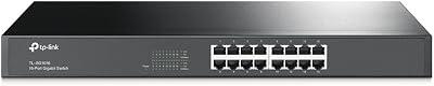 TP-Link TL-SG1016 16-Port Unmanaged Gigabit Ethernet Switch Steel Rack Mount