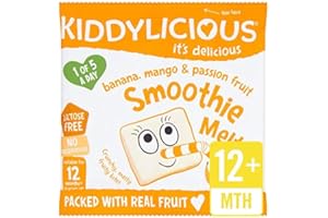 Kiddylicious Banana, Mango & Passion Fruit Smoothie Melts 6g - Pack of 2