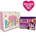 Hair Chalk & Body Glitter Gels Makeup Set for Girls: 10 Hair Chalks & 3 Hair, Body & Face Glitter Gels Great Birthday Present Gifts for Girls of All Ages