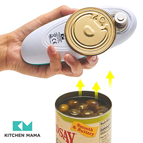 Electric Can Opener Kitchen Mama Portable Battery Powered Automatic