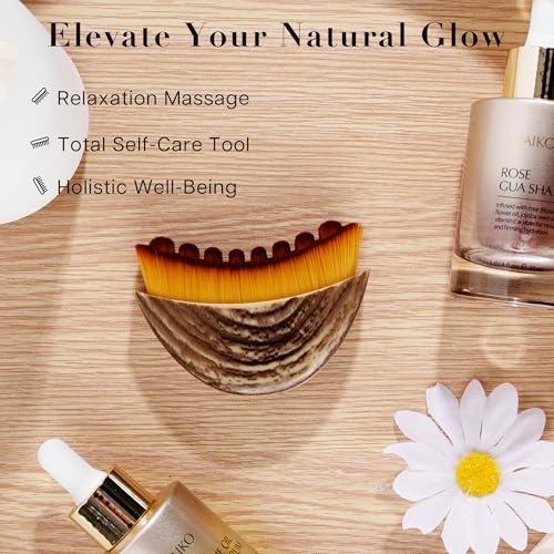 TINYLENS Lymphatic Contour Face Brush, V-Shape Lymphatic Drainage Brush for Facial Massage, Ergonomic Curve Fit, Reduce Puffiness, Define Jawline, Gentle Daily Use