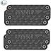 GUNHOLD Gun Magnet - Magnetic Gun Mount & Car Holster - HQ Rubber Coated 45 lbs Firearm Accessories. Install in Your car, Truck, Wall, Vault, Bedside, Doorway, Desk, Table