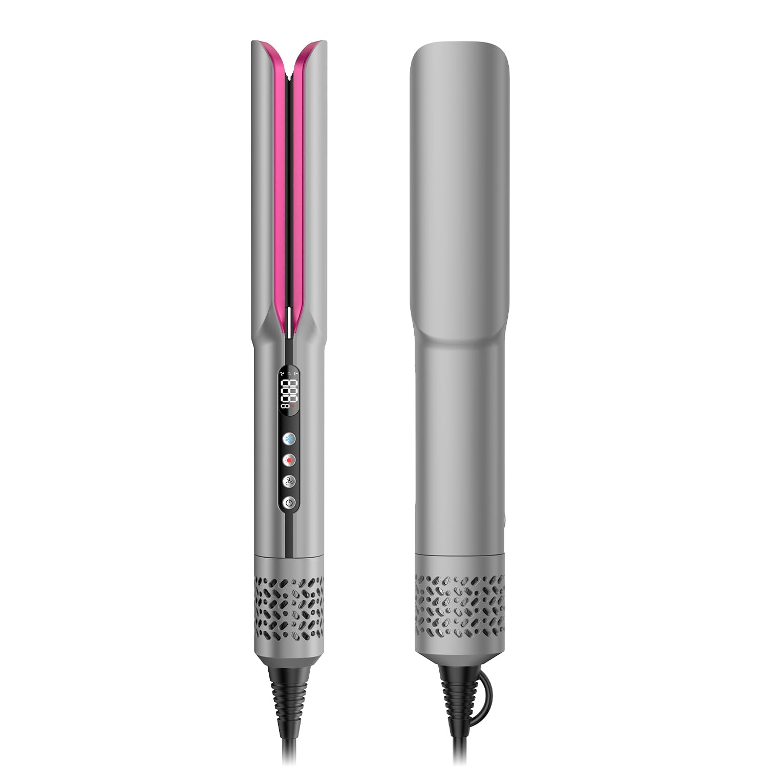 Photo 1 of slopehill 2-in-1 Hair Straightener and Blow Dryer, Professional Flat Iron with High-Speed Airflow Technology for Straight, Smooth Hair