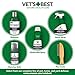 Vet’s Best Natural Flea and Tick Shampoo for Cats – Plant-Based Formula with Certified Essential Oils – Cat-Safe Flea Bath and Pest Control Treatment – Gentle and Effective – 12 oz Bottle