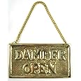 Amazon.com: Hanging Solid Brass Fireplace Damper Open Closed Sign ...